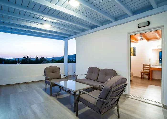 Third Floor With Sea View Double Or Twin With Private Terrace Apartmán Páros